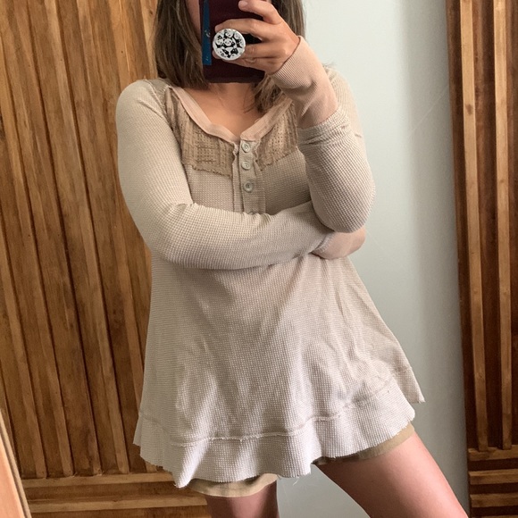 Free People We The Free Basic Thermal Top. S - Picture 11 of 12